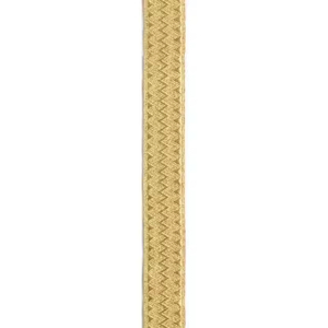 Venta al por mayor oro o plata encaje personalizado Mylar hilo trenzado rayón seda encaje OEM uniforme oro trenzado encaje cinta artesanal - Product Image 4