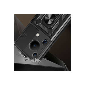 MYST Vega Magnetic Stand Silicone Case for Huawei Pura 70 Ultra Sliding Camera Protection <b>Rugged</b> Cover INS Phone Case Oppo A3s - Product Image 2