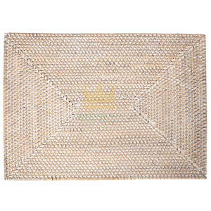 Mantel Individual RECTANGULAR de ratán, Juego de 2 piezas, gran oferta - Product Image 5