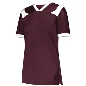 Nhanh chóng cung cấp tùy chỉnh màu nâu footy đội bánh người đàn ông của bóng đá Jersey mới thời trang bóng đá mặc đồ thể thao