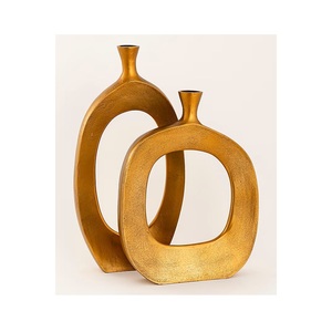 Maceta de Metal para Decoración de mesa y hogar, jarrones de flores, mejor calidad, pulido con chapado en plata - Product Image 4