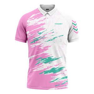 Polo de tennis unisexe sans couture et respirant de haute qualité personnalisé OEM ODM Polos de fitness en polyester et spandex à manches complètes Sports - Product Image 5
