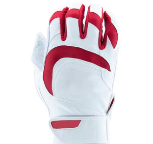 Gants de frappeur de baseball professionnels légers unisexe Vente à chaud en cuir PU souple Logo personnalisé antidérapant pour les jeunes - Product Image 6