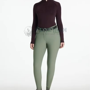 Pantalones de montar a caballo para mujer, material ligero y duradero transpirable con cintura elástica para una conducción cómoda durante todo el día - Product Image 6