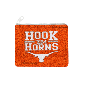 Porte-monnaie unisexe à fermeture éclair, tendance, avec broderie à la main de perles de rocaille, écologique, durable, pour les fans de sport, cartes - Product Image 6