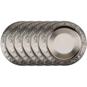 Assiettes de présentation dorées de style moderne avec couleur et dimensions personnalisées pour les hôtels, les cafés et les stations balnéaires - Product Image 6