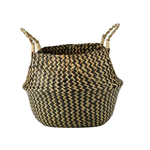 Panier en jonc de mer Panier rustique Artisanat multifonctionnel écologique Taille personnalisée Fabricant du Vietnam - Product Image 1