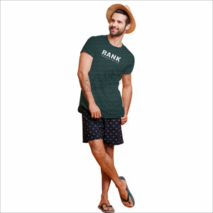 เสื้อยืดผู้ชายสไตล์ไม่เหมือนใครเสื้อยืดผู้ชายพิมพ์ลายโลโก้ตามสั่งฤดูร้อน - Product Image 3