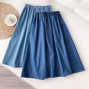 กระโปรงยีนส์ทรงตรงแบบใหม่สำหรับผู้หญิง เอวสูง มีกระเป๋าติดกระดุม ผ้าฝ้าย สไตล์ Y2K สำหรับฤดูใบไม้ผลิ ฤดูร้อน ฤดูใบไม้ร่วง - Product Image 3