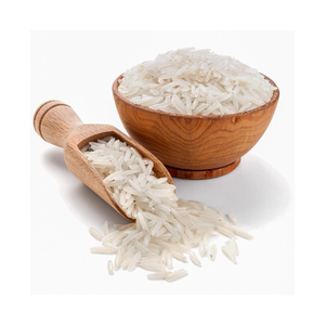 Arroz de grano largo blanco Basmati de alta calidad, textura suave, producto alimenticio seco de origen estadounidense - Product Image 1