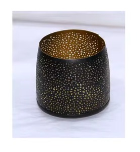 Porte-bougie de Noël en métal moderne, décoration élégante pour la maison, porte-bougie pilier - Product Image 2