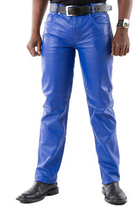 New Arrival High Quality <b>Black</b> Leather <b>Pant</b> Hot Selling Sheepskin Leather <b>Pant</b> Custom Made - Product Image 4