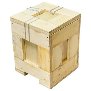 New Design Storage And Export Fumigated Nature Plywood Packing Box Wooden Crate Dog Crate Wood Crate Oem Dimension Bulk Purchase