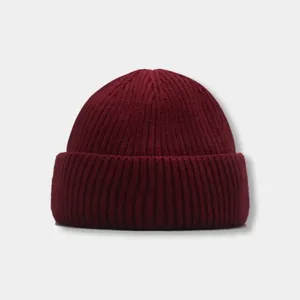 Gorro de punto de invierno para sombreros Unisex mantener caliente estilo Hip Hop calle Casual varios colores gorros de acrílico de alta calidad - Product Image 3