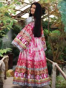 ชุดเดรสอัฟกันทำมือสำหรับผู้หญิงปี 2026 ดีไซน์ยอดนิยม แต่งลูกไม้หลากสี กระดุม ซิป เอวธรรมชาติ ซักได้ เหมาะสำหรับงานปาร์ตี้ - Product Image 2