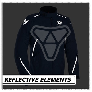 Vêtements de sport courts toutes saisons approuvés CE veste de moto imperméable et respirante détails réfléchissants coupe-vent options de taille plus - Product Image 3