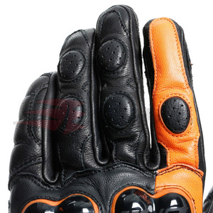 Guantes de Motocicleta Auténticos de Cuero Vacuno, Guantes de Carreras de Motocicleta de la Mejor Calidad - Product Image 4
