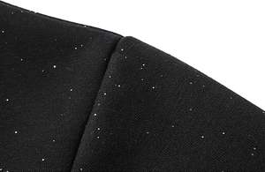 Sudadera con Capucha Unisex Brillante con Purpurina, 100% Algodón, Tejido de Punto Lavado, Felpa Transpirable, Ecológica, para Invierno, Club, Fiesta - Product Image 5