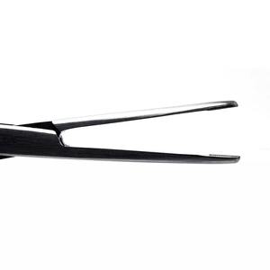 Pince de qualité professionnelle Kelly droite et incurvée 15CM acier inoxydable antirouille outils de perçage du corps couleur mate brillante - Product Image 2