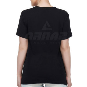 เสื้อยืดสำหรับผู้หญิงเสื้อยืดผ้าฝ้ายออกแบบเองได้มีสไตล์ - Product Image 2