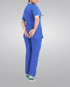 Uniforme Médico de Alta Calidad para Verano, Unisex, Antiarrugas, Transpirable, de Secado Rápido, Tela Spandex, Tipo Jumpsuit/Jogger - Product Image 5