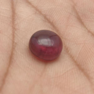 Best-seller Tourmaline rose naturelle 9mm Cabochon 2.5 Cts Tourmaline rose foncé Pierre libre de haute qualité pour la fabrication de bijoux - Product Image 2