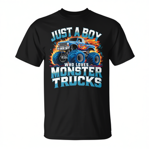 Maglietta promozionale Just a Boy for Who Loves Monster Trucks - Product Image 2