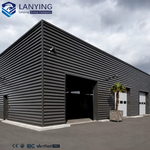 Edificio Prefabricado de Estructura de Acero Ligero Moderno, Diseño de Nave Industrial de Bajo Costo, Almacén - Product Image 1