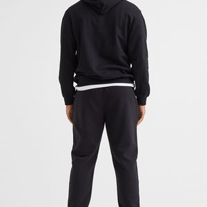 Pantalones de chándal deportivos informales de algodón de alto rendimiento para hombre con estilo recto y ajustado - Product Image 5