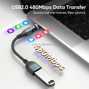 USB-A USB-C <span class=keywords><strong>สาย</strong></span>อะแดปเตอร์ <span class=keywords><strong>OTG</strong></span> | ขั้วต่อหมุน540การชาร์จและอะแดปเตอร์ข้อมูลสายสั้นสำหรับโทรศัพท์แล็ปท็อปกล้องแท็บเล็ต - Product Image 5