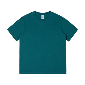 Camisetas informales de verano para hombre, manga corta, cuello redondo, algodón, 100% tela de lona, suministro ODM - Product Image 3