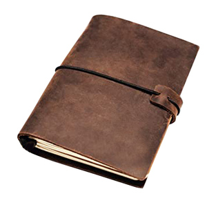Leather Notebook <b>Gift</b> <b>Journal</b> Pure Leather Diary Notebook <b>Journal</b> 2023 <b>Journal</b> Leather Cover <b>Travelers</b> Notebook With Logo - Product Image 3