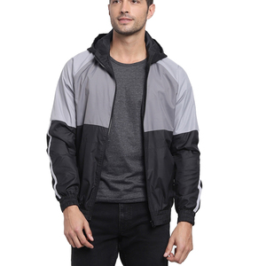 Vestes coupe-vent légères pour hommes personnalisables, imperméables, vêtements de randonnée en plein air personnalisés, veste coupe-vent à capuche - Product Image 1