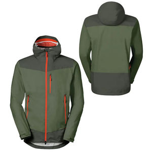 Veste de sport softshell pour homme, imperméable, coupe-vent, respirante, randonnée en plein air, polyester, veste légère à capuche, design personnalisé - Product Image 2