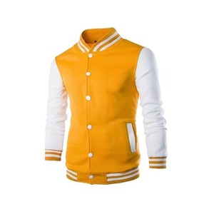 Vestes universitaires personnalisés de luxe de couleur et de taille personnalisées Veste d'hiver universitaire Letterman à manches en cuir pour homme - Product Image 5