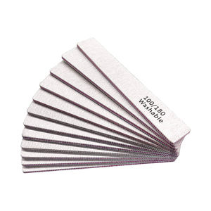 Lime à ongles professionnelle double face en acier inoxydable pour manucure pédicure, façonnage et lissage des ongles, haute qualité, réutilisable - Product Image 1