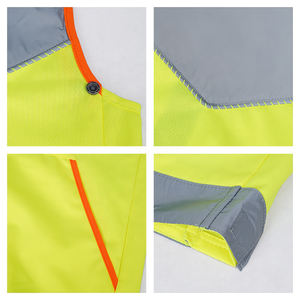 2025 mejores fabricantes chalecos de seguridad Unisex cómodo tejido de poliéster protección de trabajadores reflectante seguridad chaleco sin mangas - Product Image 5