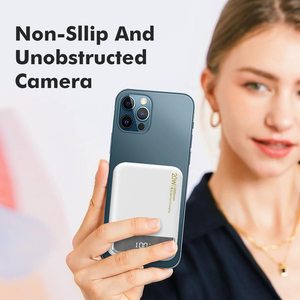 Batería externa inalámbrica con pantalla digital magnética - Product Image 1