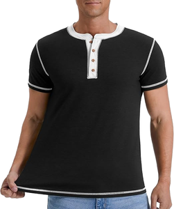 T-shirt personnalisé 100% coton de haute qualité T-shirt uni surdimensionné et lourd grande taille pour hommes en gros - Product Image 2