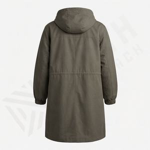 Veste parka pour femme en coton de qualité supérieure, poids lourd, capuche amovible, respirante, parkas isolées, coupe-vent, vêtements d'extérieur pour l'hiver et la neige - Product Image 2