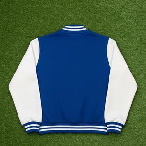 Letterman Leather <b>Jacket</b> Custom Design <b>Men's</b> Premium Quality Chenille Embroidery <b>Baseball</b> Streetwear Waterproof Windproof - Product Image 2