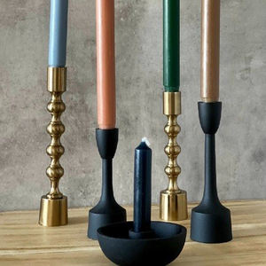 Bougeoir chauffe-plat en aluminium de conception zen simple Relaxation élégante pour la méditation à la maison Yoga Noël personnalisé en vrac en gros - Product Image 5