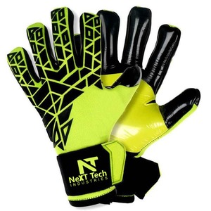 ถุงมือผู้รักษาประตูน้ำหนักเบาสไตล์ใหม่ออกแบบและโลโก้ตามต้องการ - Product Image 1