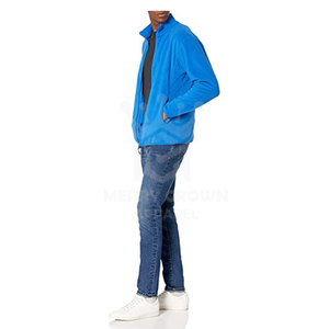เสื้อแจ็คเก็ตขนแกะขั้วโลกสำหรับผู้ชายดีไซน์แบบกำหนดเองโลโก้ได้ - Product Image 6