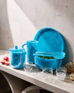 ชามเสิร์ฟสลัดผลไม้ทรงกลมทำด้วยมือหลากสีเป็นมิตรกับสิ่งแวดล้อมทันสมัยแบบแฟนซีขนาดใหญ่ - Product Image 4