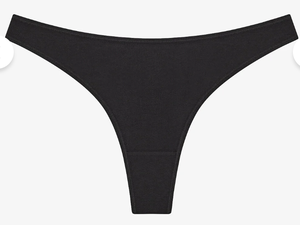 Culotte de bikini noire taille haute en tricot floral romantique avec logo à la taille – Échantillon - Product Image 4