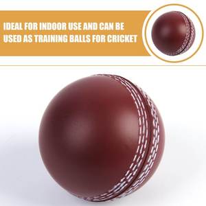 High Quality 134g Hard Sports Leather <b>Cricket</b> Ball 22.5cm Size Multi-Color Options Custom Logo Design with Packaging - Product Image 6