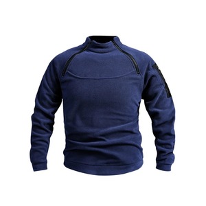 100% coton élégant fermeture éclair sweats haute qualité respirant hommes sweat personnaliser conception décontracté hommes chemises - Product Image 5