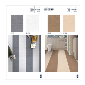 Diseño moderno 600x600mm Baldosas de madera pulida Acabado brillante Aplicaciones Precio al por mayor del fabricante - Product Image 1