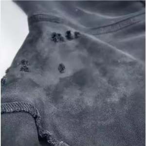 Confortable hommes acide à capuche automne hiver hommes acide lavage sweats à capuche Premium 100% coton acide lavage sweats à capuche - Product Image 3